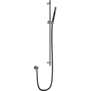 Hotbath Archie AR317 glijstang 90cm met handdouche en doucheslang RVS 316 - Geborsteld Gunmetal PVD