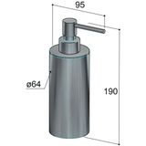 Hotbath - Archie - Zeepdispenser - Koper - RVS 316 - Geborsteld PVD