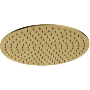 Hoofddouche hotbath archie 30 cm 8 mm geborsteld messing pvd