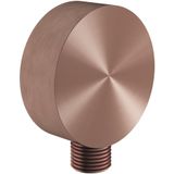 Hotbath Archie AR500 wanduitlaat rond RVS 316 - Geborsteld Koper PVD