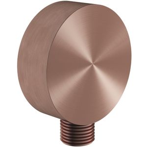 Hotbath Archie AR500 wanduitlaat rond RVS 316 - Geborsteld Koper PVD