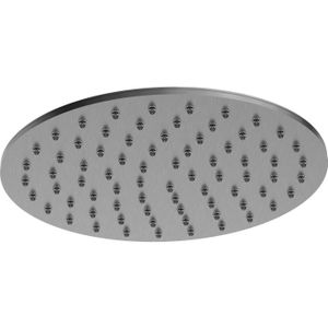 Hotbath Archie AR100 Hoofddouche 20cm RVS 316 - Geborsteld Gunmetal PVD - RVS 316 - Kranen - Douchekranen - Hoofddouches - 8720629193663