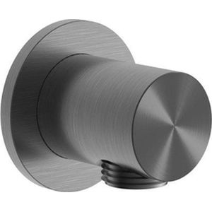Wanduitlaat hotbath archie klein geborsteld gunmetal pvd