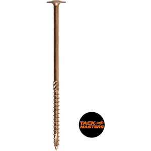 Tackmasters® Tellerkopschroef 8,0 X 300 TX40 - 50 stuks - Schroeven - Schotelkopschroef - Lenskopschroef - Houtconstructieschroef