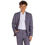 OppoSuits Donkergrijs Jongens Pak - Daily Dark