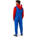 OppoSuits - Mario - Onesie - Rood/Blauw - Katoen/Polyester
