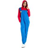 OppoSuits - Mario - Onesie - Rood/Blauw - Katoen/Polyester