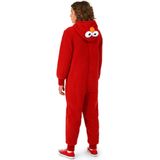 OppoSuits Elmo Onesie voor Jongen - Rood met Capuchon