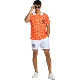 Opposuits - Oranje Voetbaltenue - 1988 - Overhemd en Korte Broek - Moderne Fit
