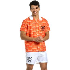 Opposuits - Oranje Voetbaltenue - 1988 - Overhemd en Korte Broek - Moderne Fit