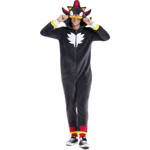 WE Fashion onesie sharkie blauw/zwart