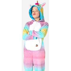 OppoSuits - Eendelige Pyjama - Wit - Dierenrompertje - Eenhoorn-onesie
