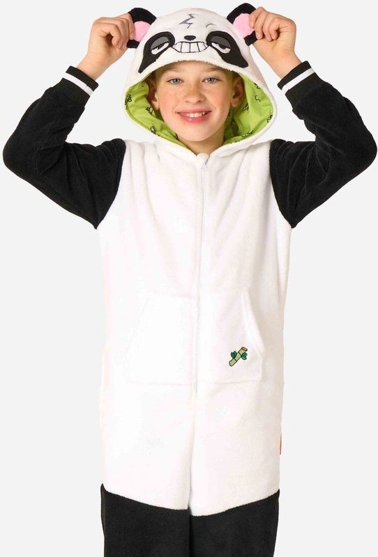 Panda - Onesie - Zwart Wit - Kind