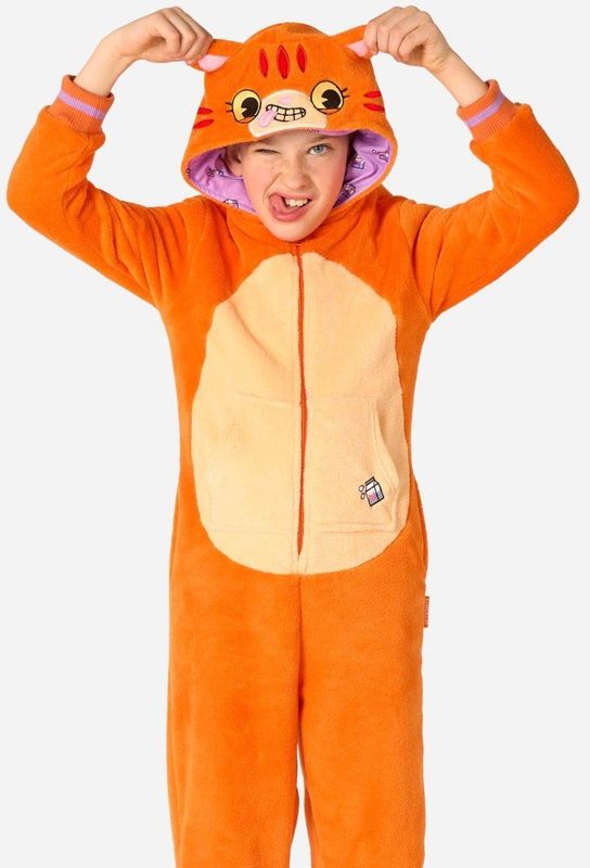 OppoSuits - Red Cat - Onesie - Oranje