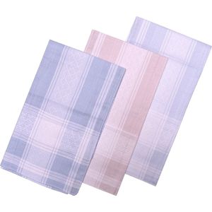 Fako Fashion® - Heren Zakdoeken - Zakdoek - 100% Katoen - 40x40cm - Serie 12 - 3 Stuks