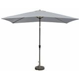 Kopu� Bilbao Parasolset Rechthoekig 150x250 cm met Hoes - Lichtgrijs