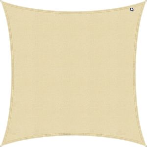 Kopu® Schaduwdoek Vierkant 5x5 m - 280 gram Waterdoorlatend - Creme