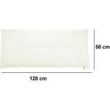 Kopu® Mila Grey 120 cm - Hoogwaardig Bankkussen - Gestreept