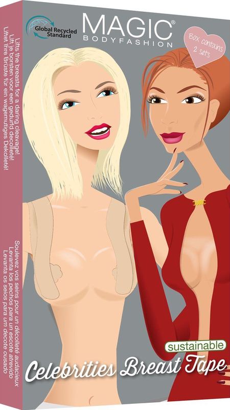 MAGIC Bodyfashion Boob Tape Celebrities Breast Tape (2 Sets) Donkerbruin