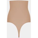MAGIC Bodyfashion High Waist Corrigerende String Maxi Sexy Hi-Thong Lichtbeige