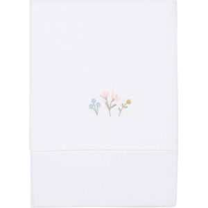 Little Dutch - Flowers & Butterflies - Ledikantlaken - Geborduurd - Katoen