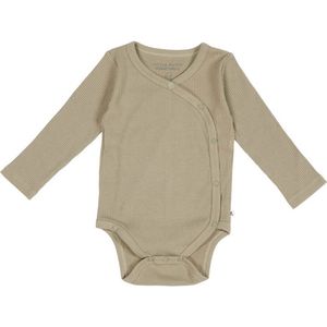 Little Dutch - Romper Overslag - Wit - Lange Mouw - Biologisch Katoen