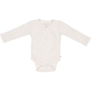 Little Dutch - Romper Overslag - Wit - Lange Mouw - Rib