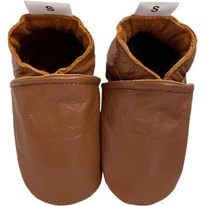BabySteps babyslofjes Effen Caramel Bruin maat 22/23