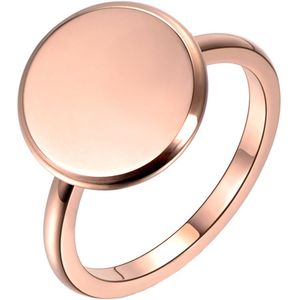 LGT Jewels Dames ring Edelstaal Rose Volle Maan-19mm