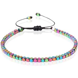 LGT JWLS Dames Armband - 4mm Cube Multi