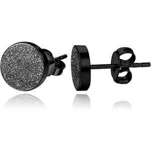 Mendes Jewelry - Oorbellen - Zilver - Edelstaal - 6mm Vierkante Vorm