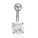 Edelstaal Navelpiercing LGT JWLS - Howliet & Zilver