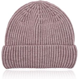 LGT JWLS - Beanie Muts - Donkerroze - 50% Katoen 50% Acryl