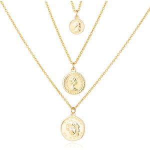 Multilayer Ketting Coins LGT JWLS - 3 lagen