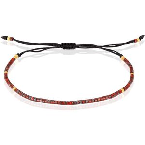 Fijn Kralen Armbandje van Memphis - Rood