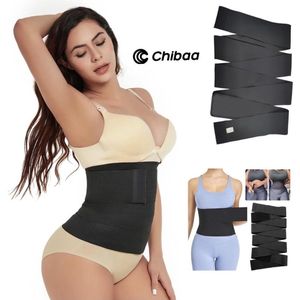 CHIBAA buik taille wrap 2.5 Meter | Bandage band |Bandage wrap | Zweetband | Waisttrainer | Saunaband | Afvallen | Dames | Vet verbranden | Sauna effect | Corrigerend buik | Corrigerend Ondergoed |Afslanken