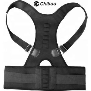 Chibaa XLarge Magnetic corrector |houding Correctie Brace |Postuur Corrector |Rug Band / Schouder Band | Steunvest |Rugband |Verminderd klachten |Last van rug |Fitness | Sporten | Hardlopen |Xlarge