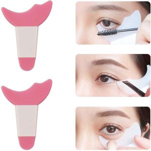 Without Lemon - Crease Tool - Oog make-up Stencil - Siliconen - Eyeliner - Mascara - Oogschaduw - Quick Eye make-up tool voor beginners - Roze