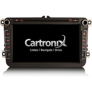 Carplay autoradio voor Skoda Octavia Fabia Rapid Yeti Superb Roomster | 2006 t/m 2017 | Android 12 | Draadloos Apple Carplay & Android auto | 4GB + 64GB | 8-Core processor | Cartronix | 2025 model | Bluetooth & Wifi