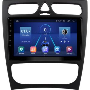 Carplay autoradio voor Mercedes C-Klasse | W203 | 2000 t/m 2004 | Android 13 | Draadloos Apple Carplay & Android Auto | 6GB + 64GB | 4-Core processor | Davilon | 2025 model | 2000 2001 2002 2003 2004 | Bluetooth & Wifi