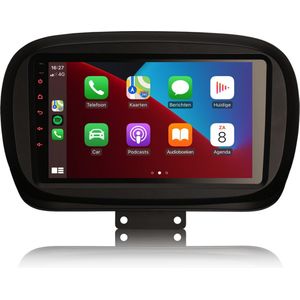 Carplay autoradio voor Fiat 500X | DSP | 2015 t/m 2021 | Android 13 | Draadloos Apple Carplay & Android auto | 4GB + 64GB | 8-Core processor | Cartronix | 2025 model | 2015 2016 2017 2018 2019 2020 2021 2022 2023 | Bluetooth & Wifi