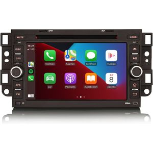 Carplay autoradio voor Chevrolet Aveo Epica Captiva | 2006 t/m 2012 | Android 13 | Draadloos Apple Carplay & Android auto | 4GB + 64GB | 8-Core processor | Cartronix | 2025 model | 2006 2007 2008 2009 2010 2011 2012 | Bluetooth & Wifi
