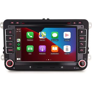 Cartronix - Autoradio - Android 13 - Draadloos Apple Carplay & Android Auto - 4GB + 64GB - 8-Core processor