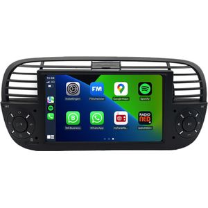 Fiat 500 CarPlay Android 13 | 2007 t/m 2015 | 4+64GB