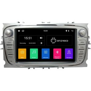 Focus Mondeo C-max Autoradio | Draadloos Carplay | Android auto | Zilver