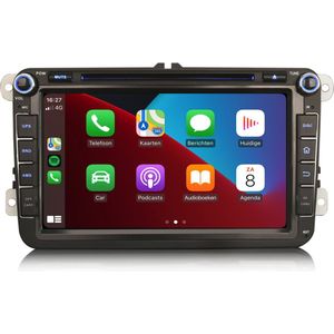 Carplay geschikt voor Seat Leon Alhambra Altea Toledo | 2004 t/m 2018 | Android 12 | Draadloos Apple Carplay & Android auto | 4GB + 64GB | 8-Core | 2025 model | 2004 2005 2006 t/m 2012 2013 2014 2015 2016 2017 2018 | Bluetooth & Wifi