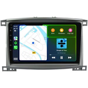 Toyota Land Cruiser LC100 Android Autoradio | 2005 t/m 2007 | CarPlay