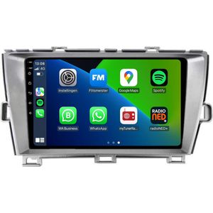 Toyota Prius CarPlay | Android 11 | 2009 t/m 2015 | Zilver