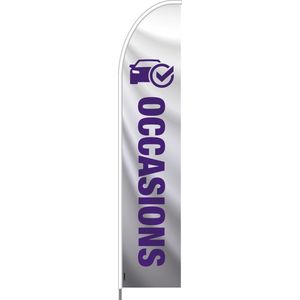 Beachflag - Occasions - Vlag + Hengelsysteem + Draagtas - Actievlag.nl