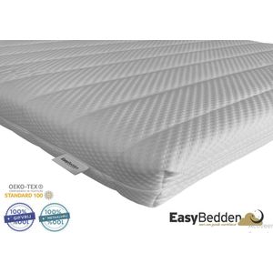 EasyBedden® Topper - Topdekmatras - Gel Hybrid Koudschuim 110x220 7 cm dik Actie!!!!